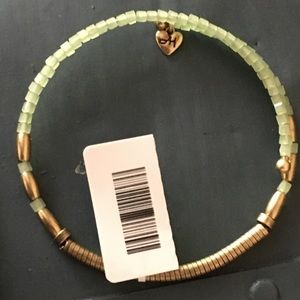 Green chrysalis bracelet